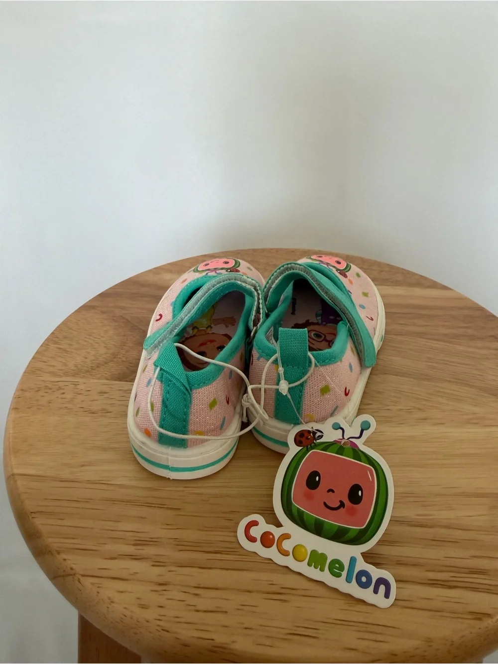 Pink & Teal Kids Mary Jane Shoes